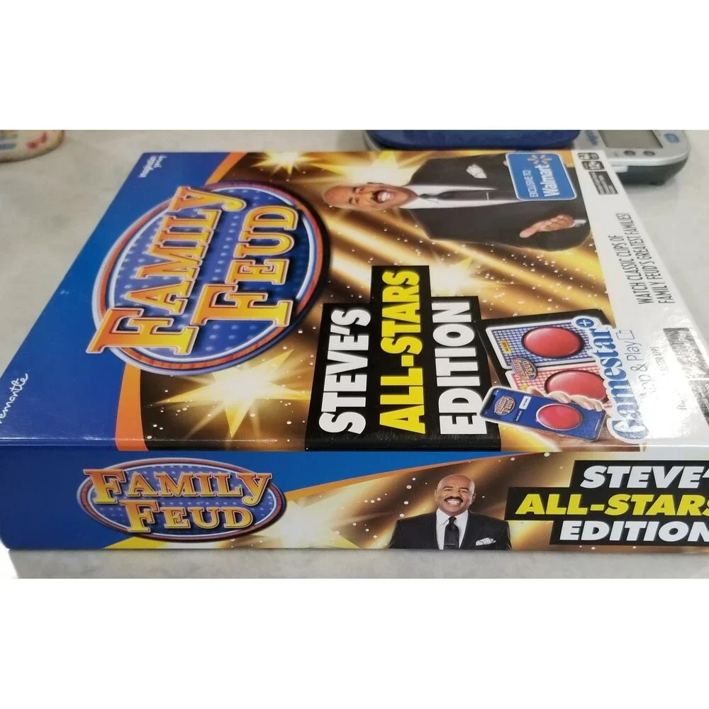 Family Feud Steve’s All‑Stars Edition Board Game 2022 New Sealed Complete